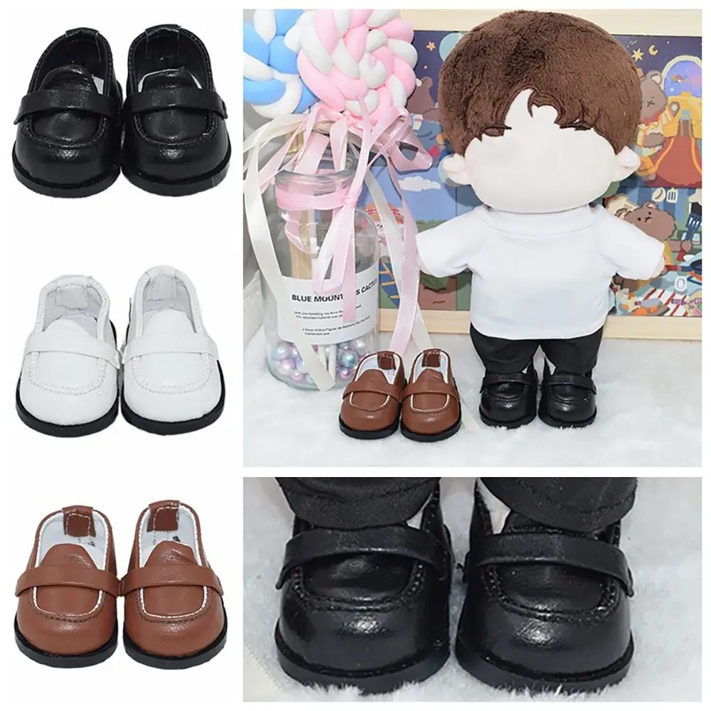 

Fashion 5.5*3*2.3CM Playing House Changing Dressing Game Academic Style PU Leather 20CM Doll Shoes Toys Accessories