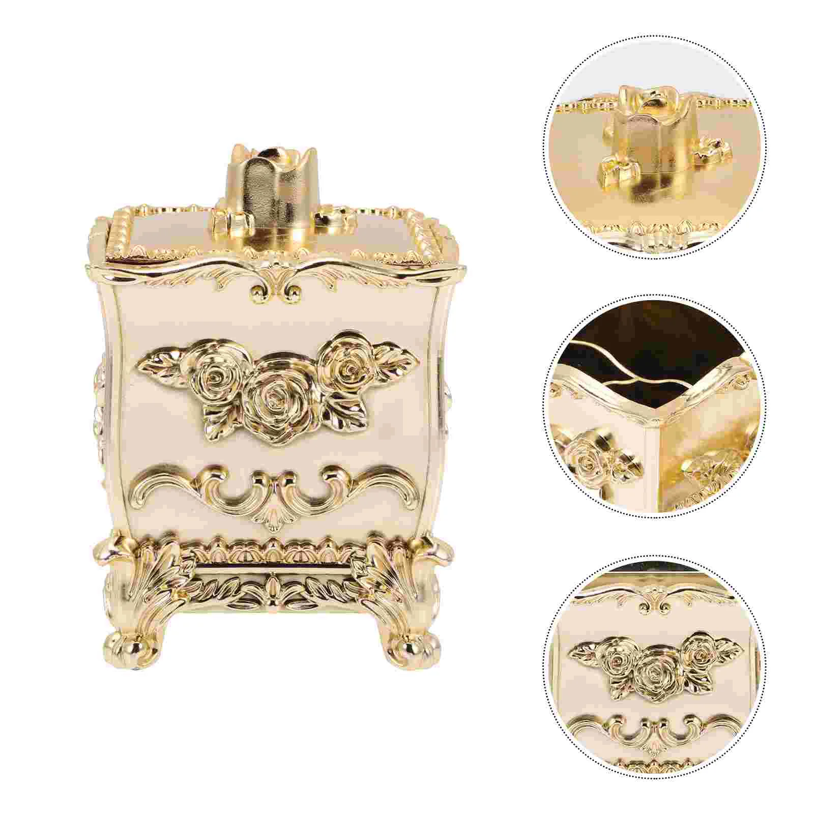 Flower Carved Cotton Swab Box Toothpick Storage Holder Toothpick Storage Box for Home
Flower Carved Cotton Swab Box Toothpick Storage Holder Toothpick Storage Box for Home