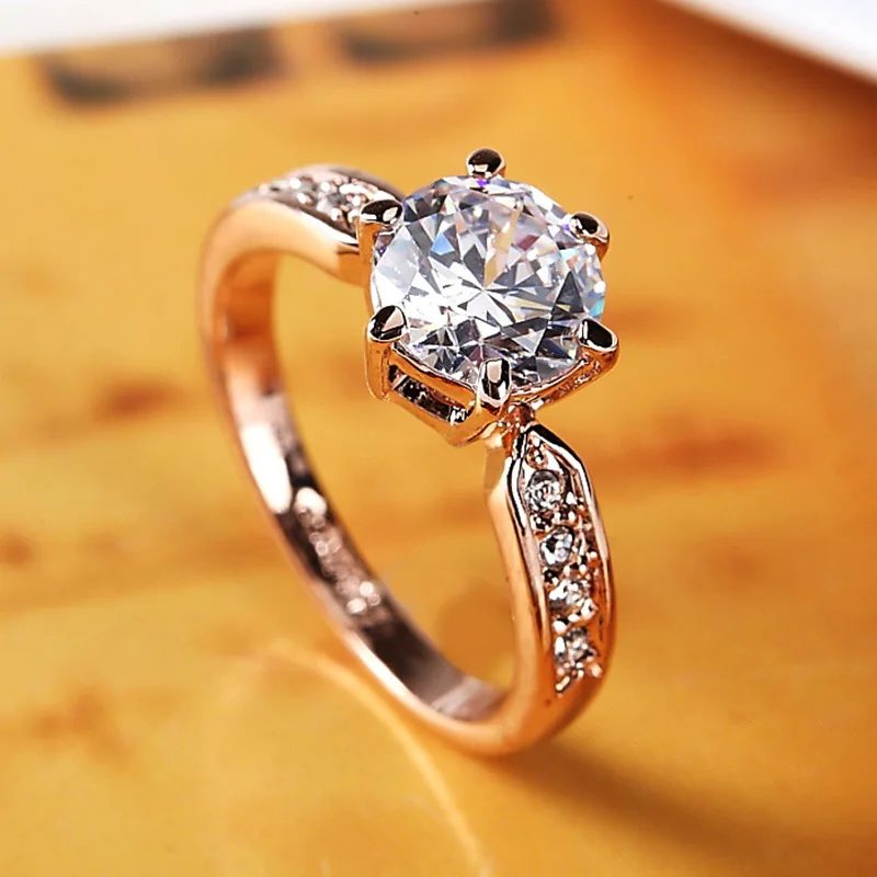 Korean High-end Diamond-encrusted Ladies Ring Real Gold Color Retention Austrian Crystal Zircon Ring Wholesale
Korean High-end Diamond-encrusted Ladies Ring Real Gold Color Retention Austrian Crystal Zircon Ring Wholesale