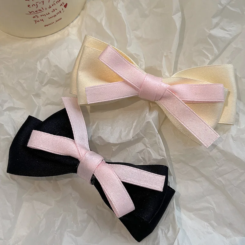 Шпилька для волос в Корейском стиле с розовыми бабочками и лентами, милая девушка с тонкой лентой сбоку, милая Заколка-Утконос с челкой
Шпилька для волос в Корейском стиле с розовыми бабочками и лентами, милая девушка с тонкой лентой сбоку, милая Заколка-Утконос с челкой