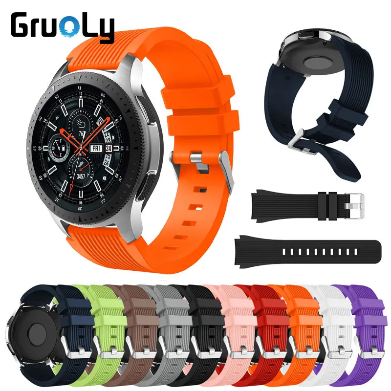 For HUAWEI WATCH GT 2 46mm Silicone bracelet Wrist Band for Samsung Gear S3 Replacement 22MM Smart watch Strap Wristband Belt
For HUAWEI WATCH GT 2 46mm Silicone bracelet Wrist Band for Samsung Gear S3 Replacement 22MM Smart watch Strap Wristband Belt