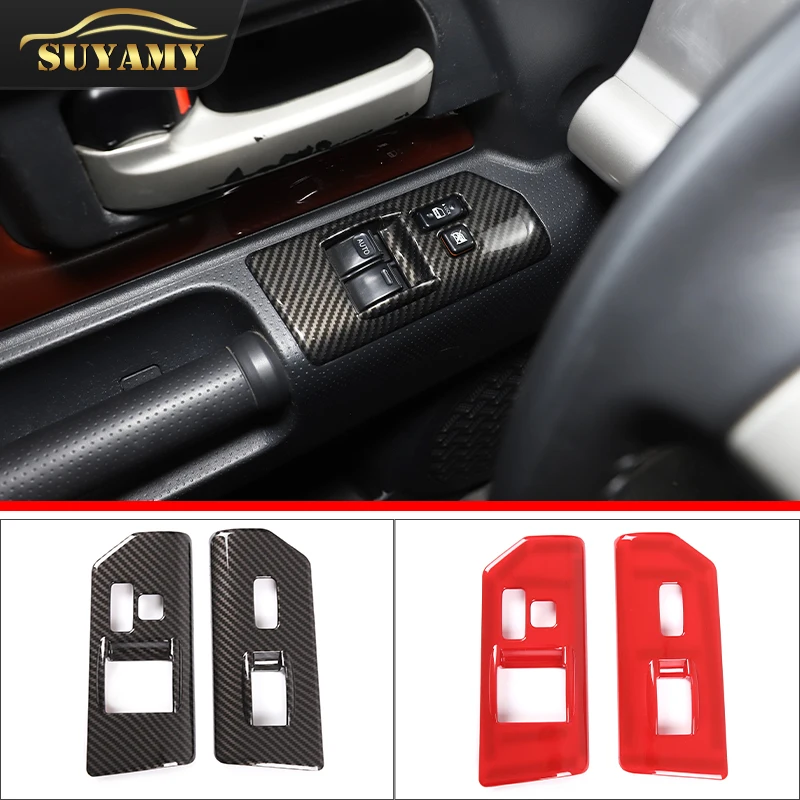 Car Window Glass Lift Button Frame Covers Trim Stickers For Toyota FJ Cruiser 2007-2021 Interior Auto Accessories Styling LHD
Car Window Glass Lift Button Frame Covers Trim Stickers For Toyota FJ Cruiser 2007-2021 Interior Auto Accessories Styling LHD