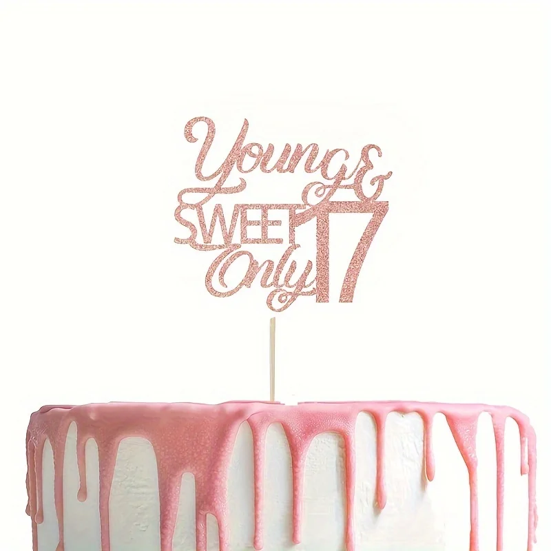 Топпер для торта "Happy 17th Birthday"
Топпер для торта "Happy 17th Birthday"