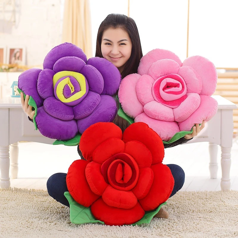 New Rose Pillow Plush Three-dimensional Red Rose Cushion Flower Simulation Rose Valentine's Day Gift Best Gift for Girlfriend
New Rose Pillow Plush Three-dimensional Red Rose Cushion Flower Simulation Rose Valentine's Day Gift Best Gift for Girlfriend