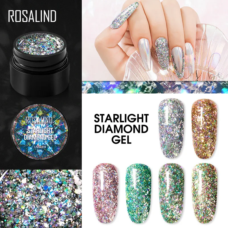 Rosalind Starlight Diamond Gel Polish 5ML Colorful Sequins Gel Nail Polish UV Glue Semi-permanent Gel Nail Art
Rosalind Starlight Diamond Gel Polish 5ML Colorful Sequins Gel Nail Polish UV Glue Semi-permanent Gel Nail Art