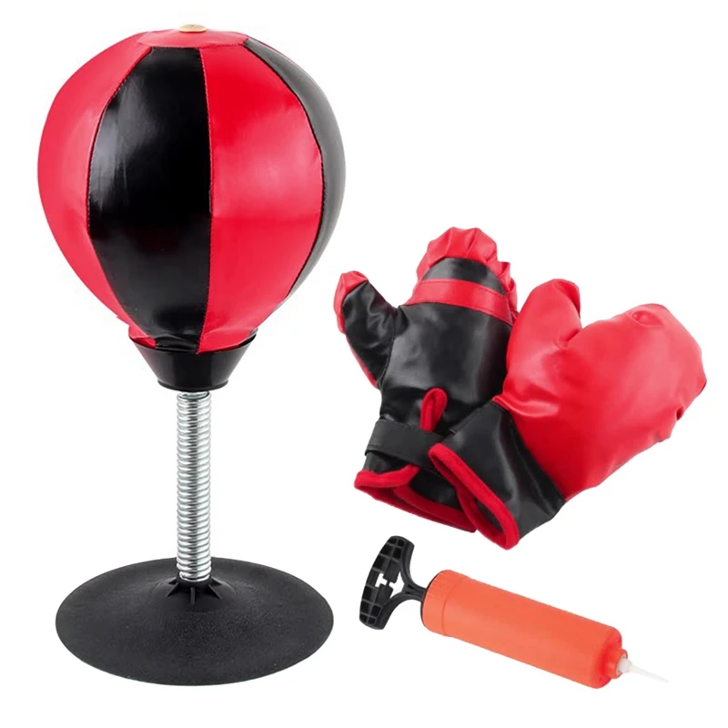 Desktop Suction Punching Bag Inflatable Desktop Boxing Bag With Gloves Stress Relief Ball Decompression Toys
Desktop Suction Punching Bag Inflatable Desktop Boxing Bag With Gloves Stress Relief Ball Decompression Toys