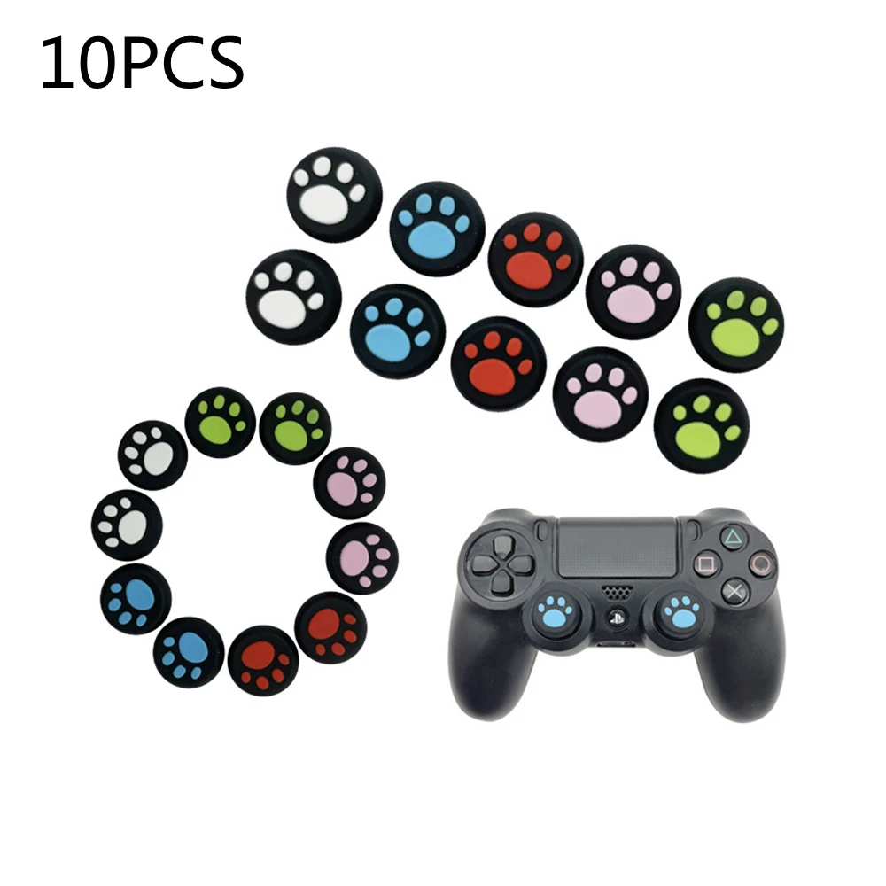 

Cat Paw Thumb Stick Grip Cap Joystick Cover Case For Sony PS5 PS4 PS3 Slim Xbox 360/One Series X/S Elite Switch Pro Thumbstick