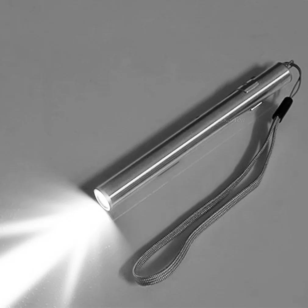Mini rechargeable flashlight stainless steel strong light medical flashlight pen lamp small flashlight
Mini rechargeable flashlight stainless steel strong light medical flashlight pen lamp small flashlight