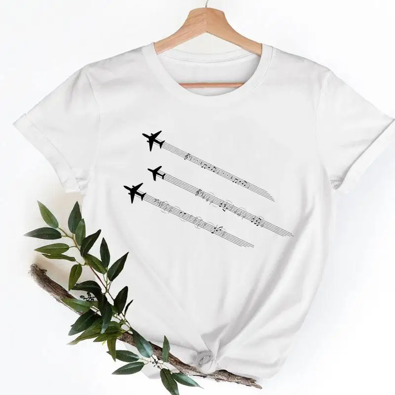 Women Clothing Plane Love Sweet 90s Cute Summer Short Sleeve Graphic Tee T-shirts Female Ladies Fashion Casual Tshirt Clothes
Women Clothing Plane Love Sweet 90s Cute Summer Short Sleeve Graphic Tee T-shirts Female Ladies Fashion Casual Tshirt Clothes