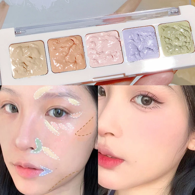 5-color Concealer Palette Moisturize Natural Facial Cream Cover Dark Circles Acne Professional Makeup Cosmetic Even Skin Tone
5-color Concealer Palette Moisturize Natural Facial Cream Cover Dark Circles Acne Professional Makeup Cosmetic Even Skin Tone