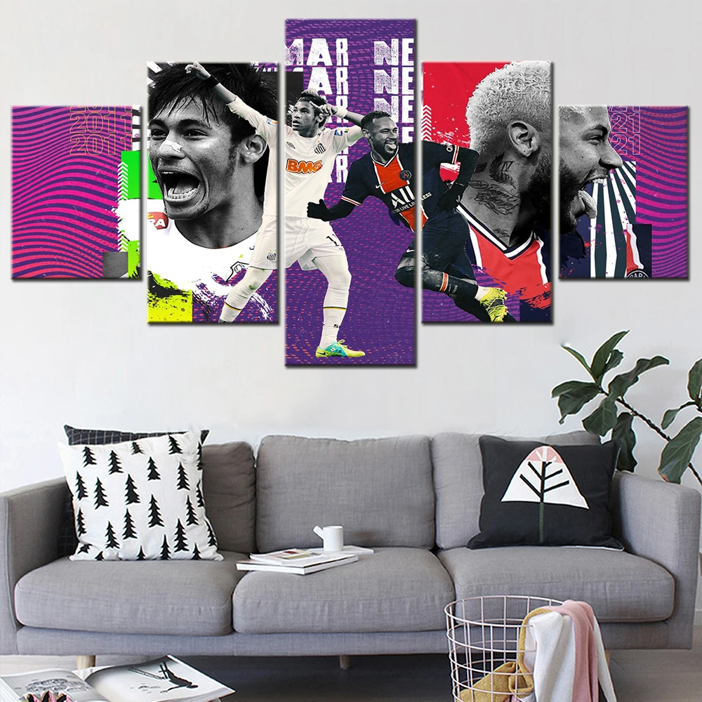 Canvas Pictures Home Decor Living Room Wall Art 5 Pieces Famous Foottball Superstar Silva Paintings HD Prints Poster Framework
Canvas Pictures Home Decor Living Room Wall Art 5 Pieces Famous Foottball Superstar Silva Paintings HD Prints Poster Framework