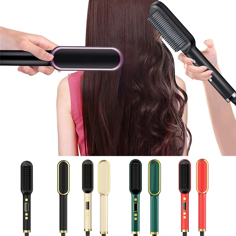 Hair Straightener Brush Hot Comb Hair Tools for Styling Fast Heating Ionic Straightener Brush Hair Brush Straightener
Hair Straightener Brush Hot Comb Hair Tools for Styling Fast Heating Ionic Straightener Brush Hair Brush Straightener