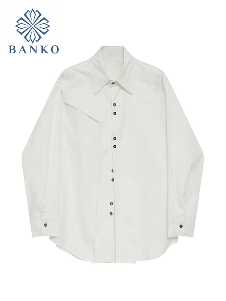 Spring New Trendy Design Patchwork Shirt Women Vintage Unisex Long Sleeve Loose Office Ladies Female All-match Blouses Chic Top
Spring New Trendy Design Patchwork Shirt Women Vintage Unisex Long Sleeve Loose Office Ladies Female All-match Blouses Chic Top