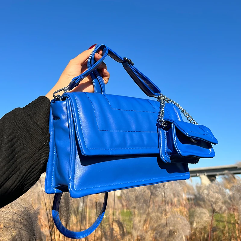 Blue 2 Bags Square Crossbody Bag 2022 New High-quality PU Leather Women's Designer Handbag Luxury Brand Shoulder Bag
Blue 2 Bags Square Crossbody Bag 2022 New High-quality PU Leather Women's Designer Handbag Luxury Brand Shoulder Bag