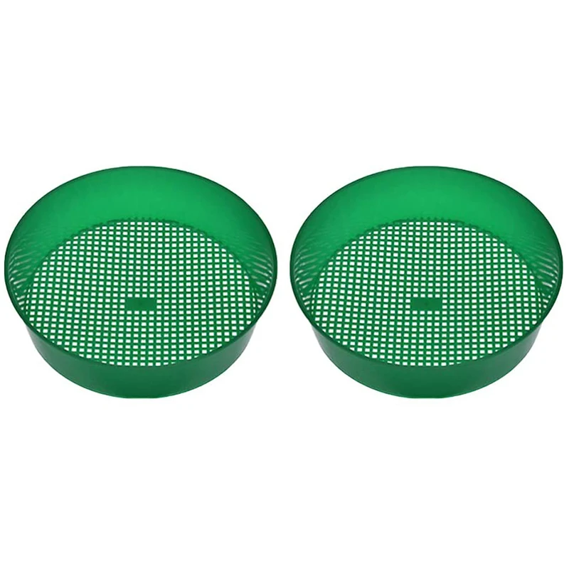 2 Pcs Piece Garden Sieve Soil Sieve Sand Sieve Plastic Garden Stone Sand Soil Seedling Sieve Garden Gardening Tools
2 Pcs Piece Garden Sieve Soil Sieve Sand Sieve Plastic Garden Stone Sand Soil Seedling Sieve Garden Gardening Tools
