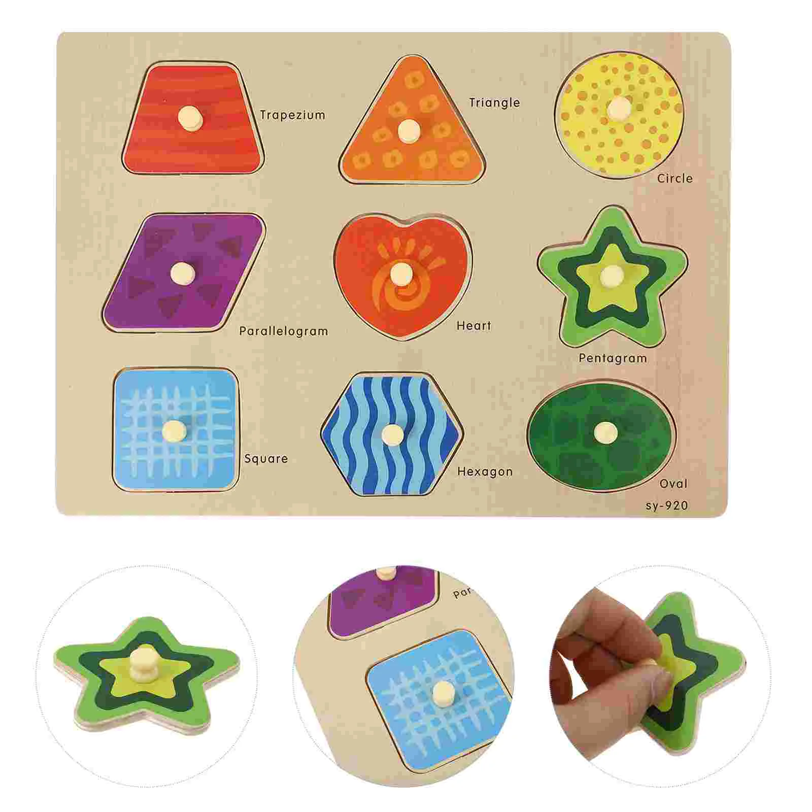 1 Set Wooden Puzzle Board Wooden Matching Toy Educational Toy for Children Didactic toys 3 6 years
1 Set Wooden Puzzle Board Wooden Matching Toy Educational Toy for Children Didactic toys 3 6 years