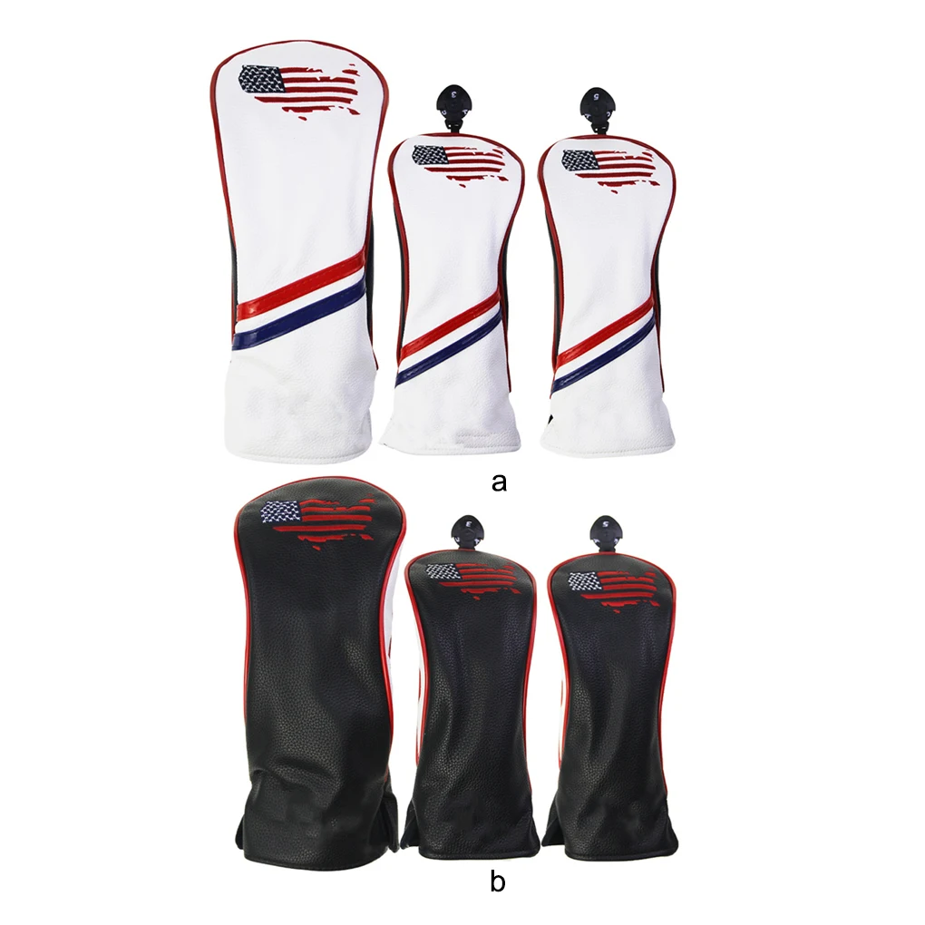 3 Pieces Golf Club Head Cover Plush Waterproof Protector Replacement Removable Portable Headcover Case Sporting Sleeve
3 Pieces Golf Club Head Cover Plush Waterproof Protector Replacement Removable Portable Headcover Case Sporting Sleeve