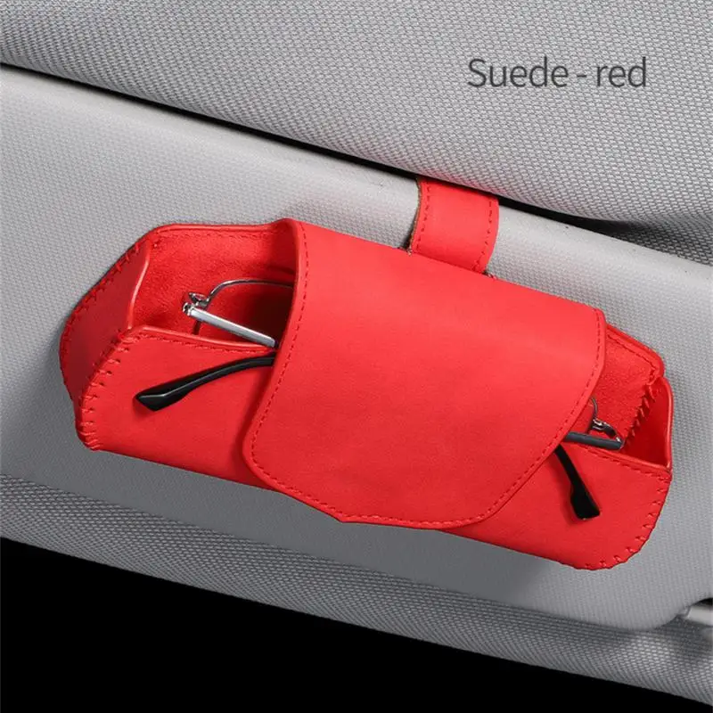 Eyeglass Case Sun Visor Multifunctional Car Glasses Box Car Leather Ink Mirror Box Car Interior Storage Bag Clip Car Supplies
Eyeglass Case Sun Visor Multifunctional Car Glasses Box Car Leather Ink Mirror Box Car Interior Storage Bag Clip Car Supplies