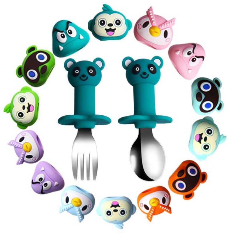 Столовая посуда Детская Ложка силиконовая и вилка, набор милых мультяшных столовых приборов из нержавеющей стали для детей, вилка, ложка дл...
Столовая посуда Детская Ложка силиконовая и вилка, набор милых мультяшных столовых приборов из нержавеющей стали для детей, вилка, ложка дл...