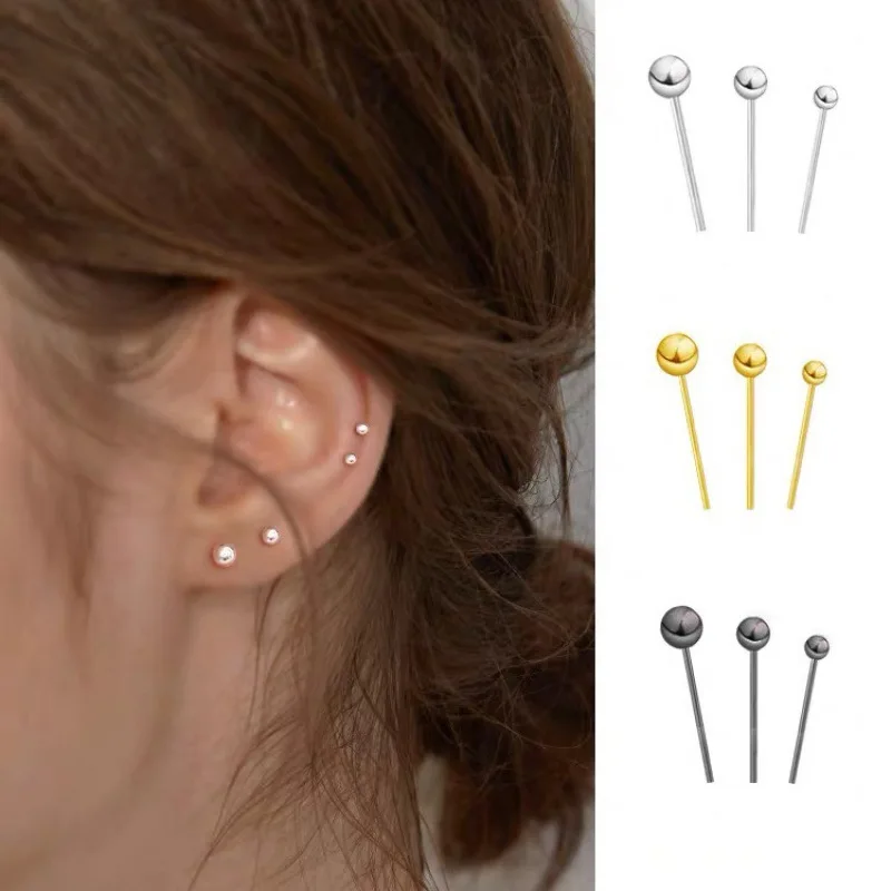 6pcs 925 Sterling Silver Ear Studs DIY Earring with Brick Earrings Clasps Jewelry Making Components Findings Accessories Earwire 
6pcs 925 Sterling Silver Ear Studs DIY Earring with Brick Earrings Clasps Jewelry Making Components Findings Accessories Earwire