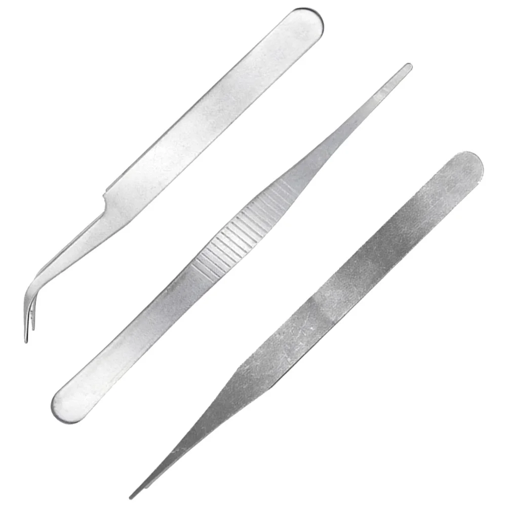 3pcs Special Precision Tweezers Anti Static To Pick Up Parts Circuit Board Watches Repair Tools For Electronics Repair Soldering
3pcs Special Precision Tweezers Anti Static To Pick Up Parts Circuit Board Watches Repair Tools For Electronics Repair Soldering
