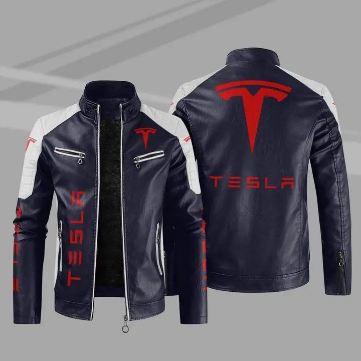 2023 New Winter Men's Tesla Car Logo Jacket Fashion Motorcycle Zipper Jacket Outwear Keep Warm Thickened Leather Man Coat
2023 New Winter Men's Tesla Car Logo Jacket Fashion Motorcycle Zipper Jacket Outwear Keep Warm Thickened Leather Man Coat