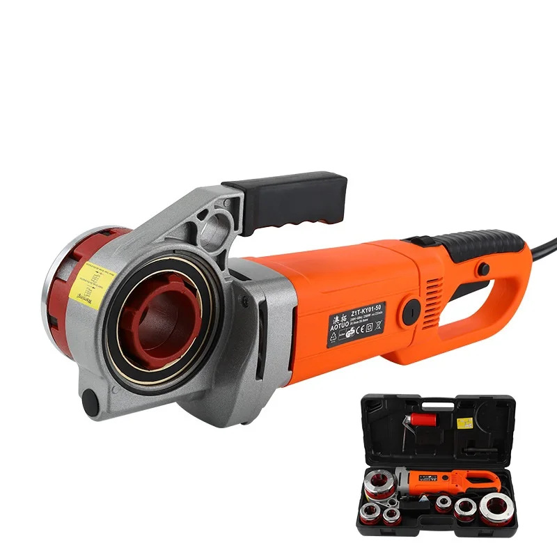 220v/2300w Portable Hand-Held Electric Steel Pipe Threading Machine Household Hinged Plate Galvanized Plastic Threading Tool
220v/2300w Portable Hand-Held Electric Steel Pipe Threading Machine Household Hinged Plate Galvanized Plastic Threading Tool