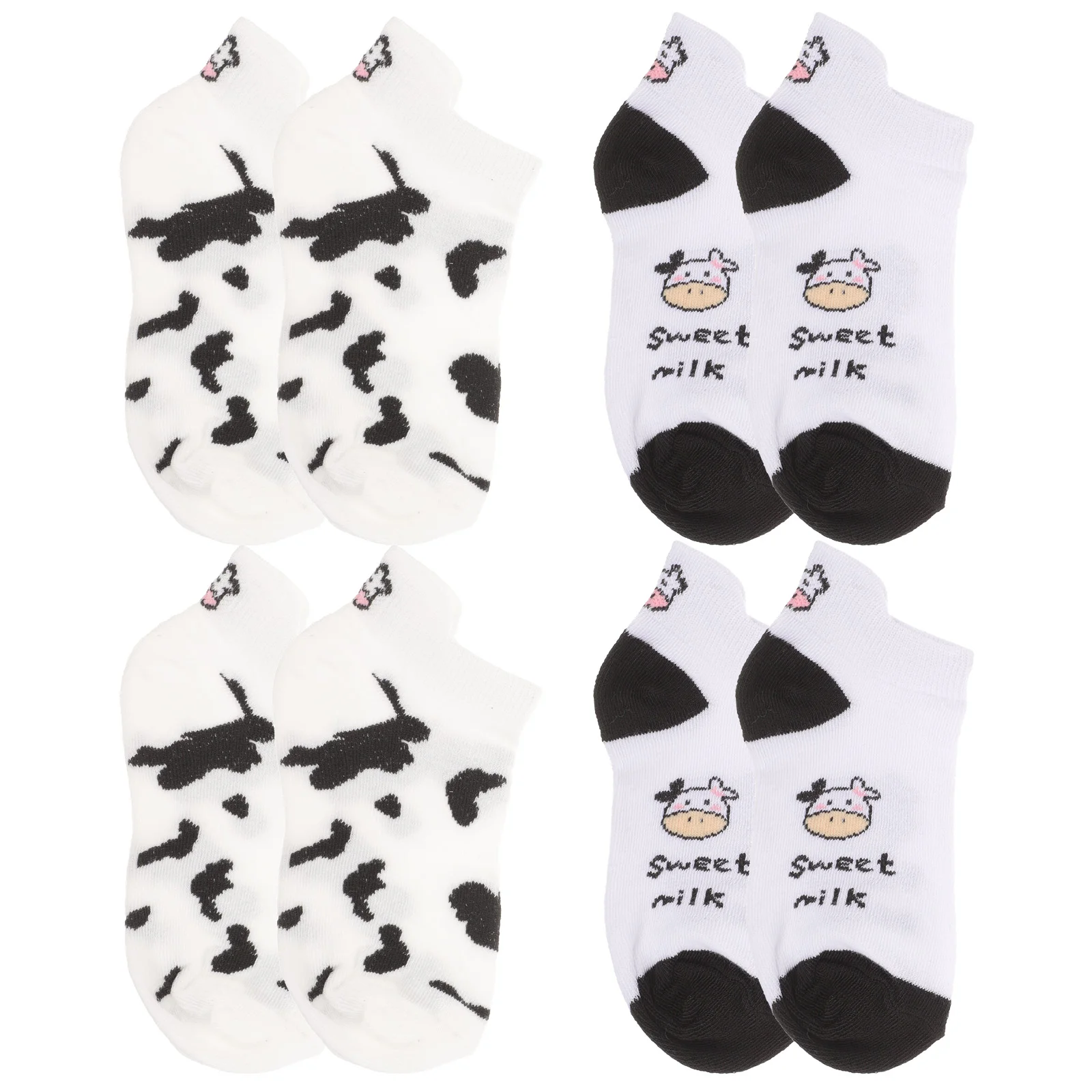 4 Pairs Cow Socks Women's & Hosiery Boat Novelty Low Cut Ankle Cotton Girl Child Cartoon
4 Pairs Cow Socks Women's & Hosiery Boat Novelty Low Cut Ankle Cotton Girl Child Cartoon