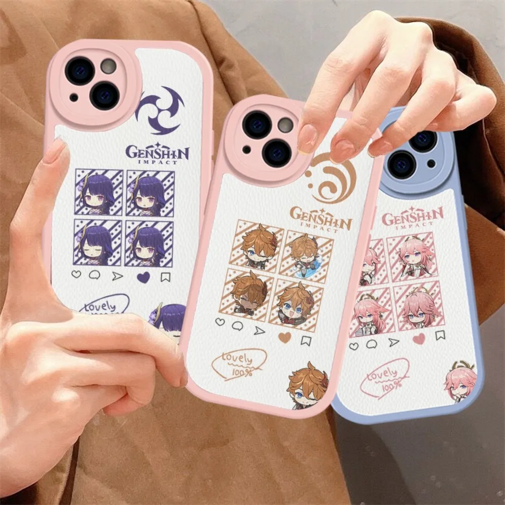 Anime Genshin Impact Phone Case Hard Leather For iPhone 14 13 12 Mini 11 14 Pro Max Xs X Xr 7 8 Plus Fundas
Anime Genshin Impact Phone Case Hard Leather For iPhone 14 13 12 Mini 11 14 Pro Max Xs X Xr 7 8 Plus Fundas