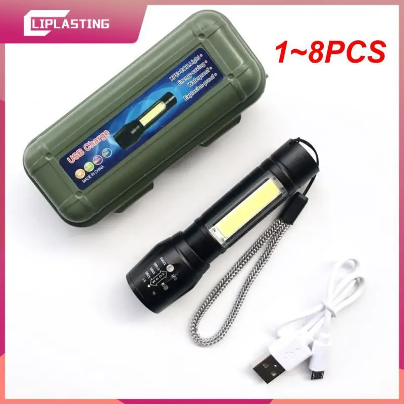 Мощный перезаряжаемый светодиодный фонарик, миниатюрный уличный фонарь с зумом для кемпинга, водонепроницаемый тактический фонарь, 1 ~ 8 шт.
Мощный перезаряжаемый светодиодный фонарик, миниатюрный уличный фонарь с зумом для кемпинга, водонепроницаемый тактический фонарь, 1 ~ 8 шт.