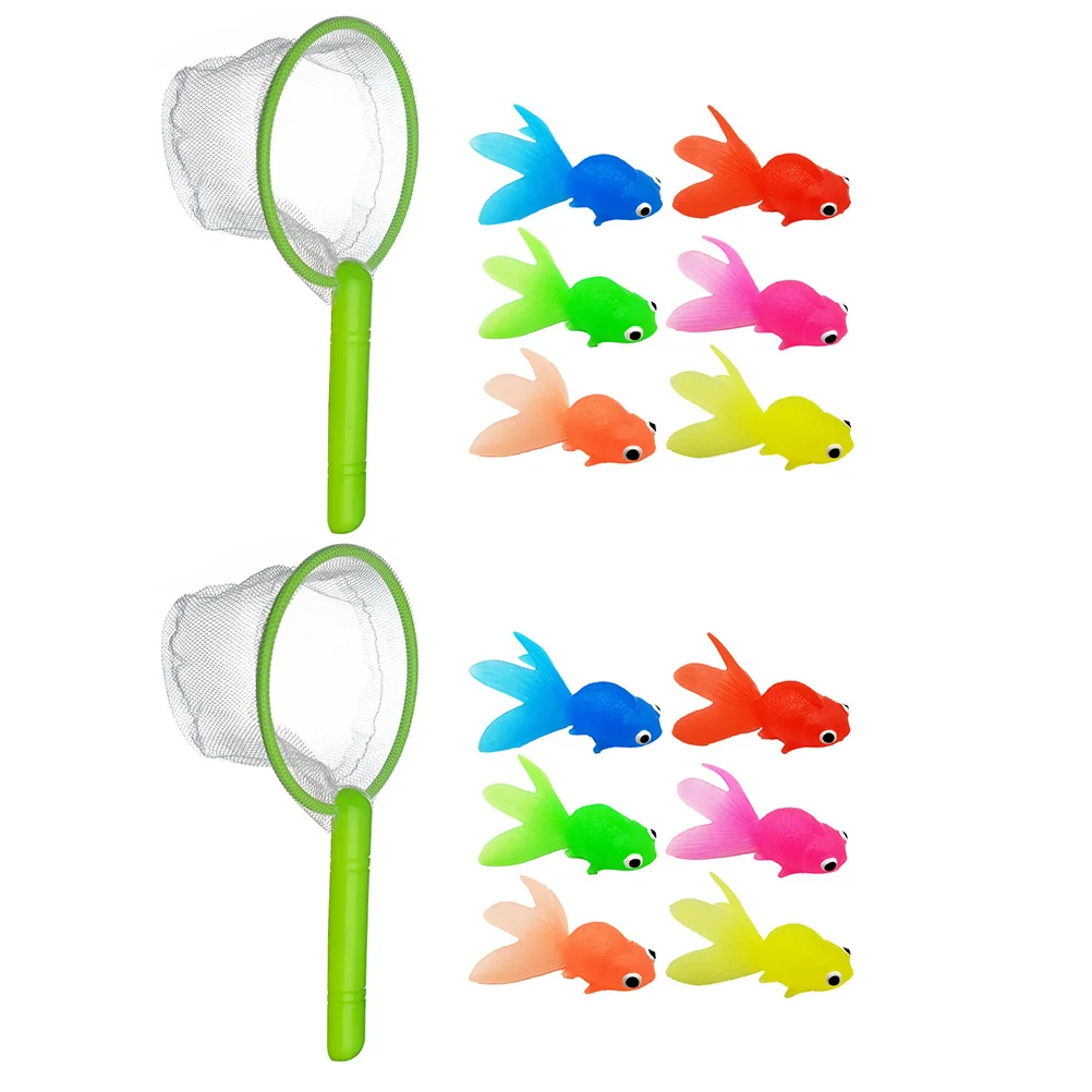 2 Sets Soft Rubber Goldfish Suit Kids Toy Fishing Bath Simulation Fake Children Ornament Toddler Cartoon Model Aquarium Pool
2 Sets Soft Rubber Goldfish Suit Kids Toy Fishing Bath Simulation Fake Children Ornament Toddler Cartoon Model Aquarium Pool