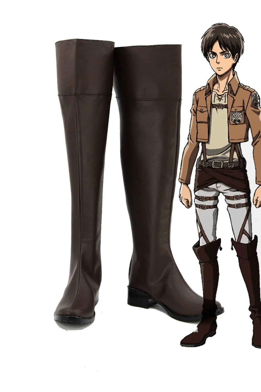 Attack on Titan Cosplay Boots Brown and Black Bota Shingeki no Kyojin Eren Jaeger Ackerman Knee Length Cosplay Shoes
Attack on Titan Cosplay Boots Brown and Black Bota Shingeki no Kyojin Eren Jaeger Ackerman Knee Length Cosplay Shoes