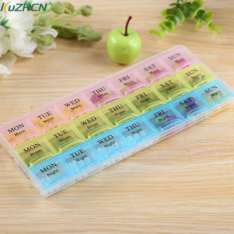 14 Grids / 21 Grids 7 Days Weekly Candy Pill Case Medicine Tablet Dispenser Carry Pill Box Splitters Pill Storage Supplies
14 Grids / 21 Grids 7 Days Weekly Candy Pill Case Medicine Tablet Dispenser Carry Pill Box Splitters Pill Storage Supplies