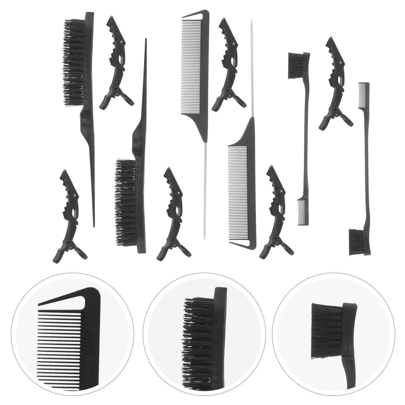 Edges Brush Detangling Comb Natural Black Hair Teasing Combs Women Styling Parting Detangle
Edges Brush Detangling Comb Natural Black Hair Teasing Combs Women Styling Parting Detangle