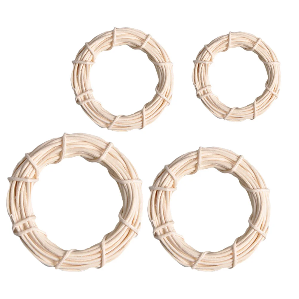 4Pcs DIY Wreath Rings Garland Accessories Decorative Rattan Rings for Festival Wall Decor Home
4Pcs DIY Wreath Rings Garland Accessories Decorative Rattan Rings for Festival Wall Decor Home