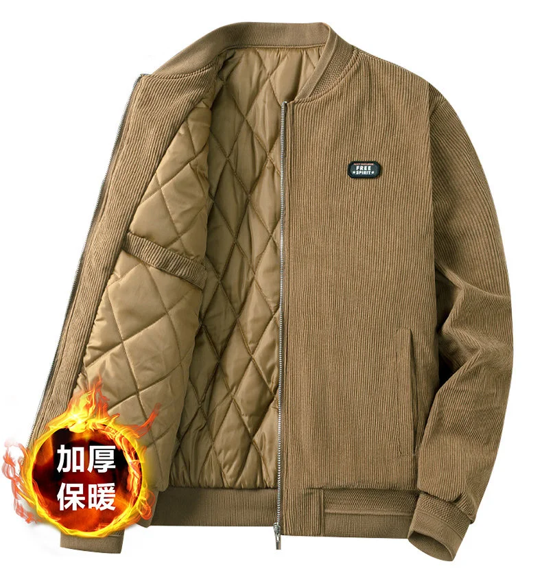 Men's Thickened Baseball Jacket Autumn and Winter Corduroy Windbreaker Business Casual Warm Fit Shirt
Men's Thickened Baseball Jacket Autumn and Winter Corduroy Windbreaker Business Casual Warm Fit Shirt