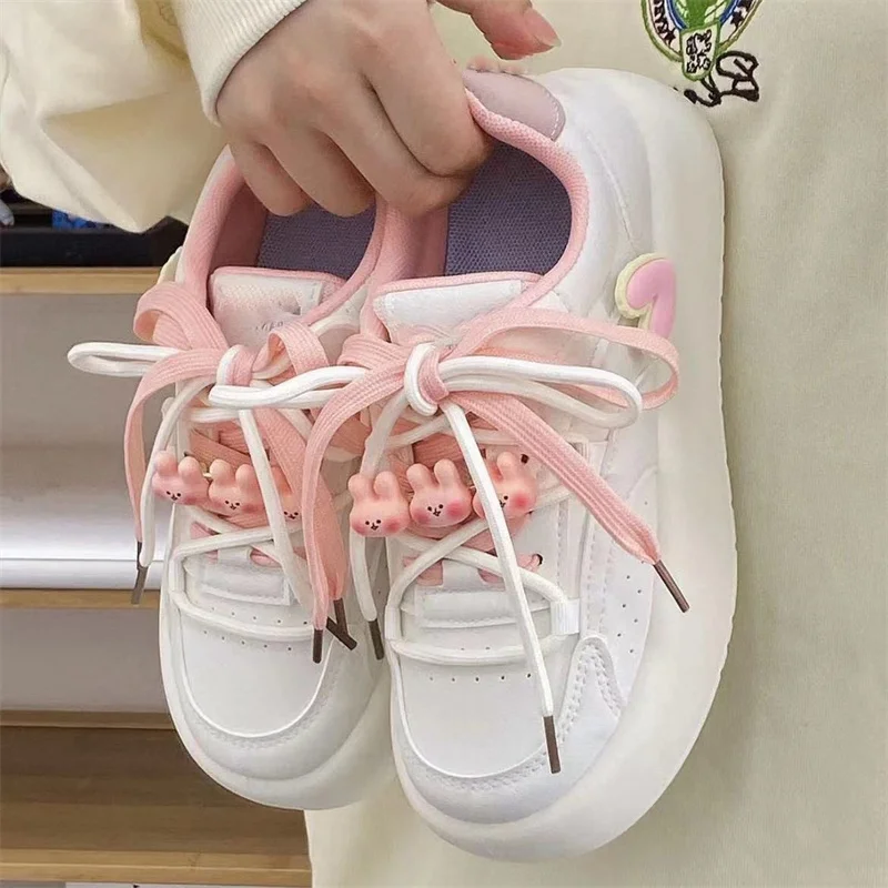Women's shoes Japanese pink girls small white shoes women 2023 spring summer new thick soles fashion casual skateboarding shoes
Women's shoes Japanese pink girls small white shoes women 2023 spring summer new thick soles fashion casual skateboarding shoes