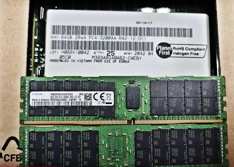 RAM 64G 2RX4 PC4-3200AA-RA2-12-RB0 M393A8G40AB2-CWE/GQ memory stick 1 шт.
RAM 64G 2RX4 PC4-3200AA-RA2-12-RB0 M393A8G40AB2-CWE/GQ memory stick 1 шт.