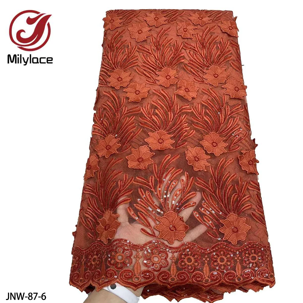 Hot Sale French Tulle Net Lace Fabrics with Sequins Embroidery Good Looking Nigeria Lace Fabric 2021 High Quality JNW-87
Hot Sale French Tulle Net Lace Fabrics with Sequins Embroidery Good Looking Nigeria Lace Fabric 2021 High Quality JNW-87