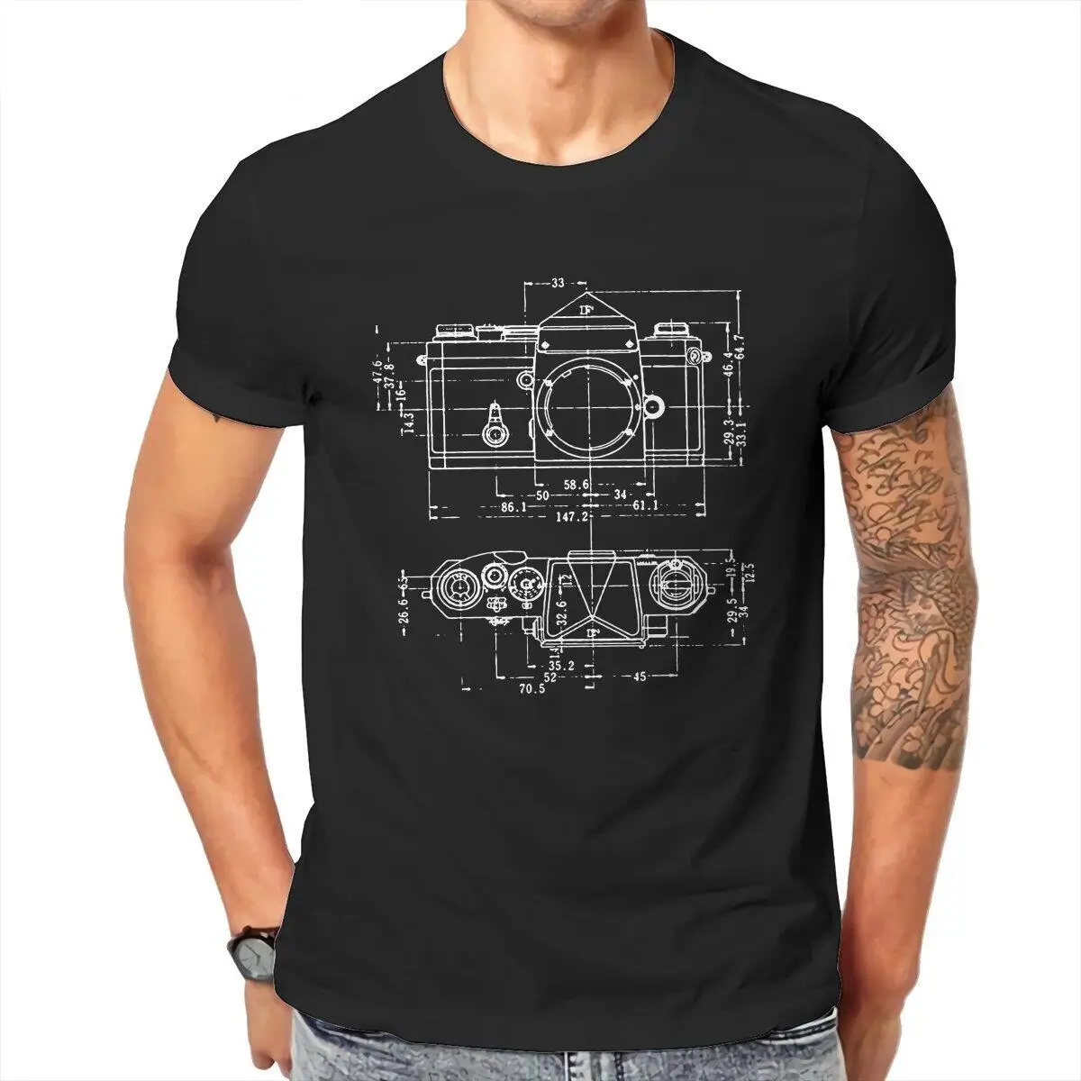 Novelty Camera Patent Shirt For Photographer T-Shirts Men Crewneck 100% Cotton T Shirt Short Sleeve Tee Shirt Plus Size Clothes
Novelty Camera Patent Shirt For Photographer T-Shirts Men Crewneck 100% Cotton T Shirt Short Sleeve Tee Shirt Plus Size Clothes