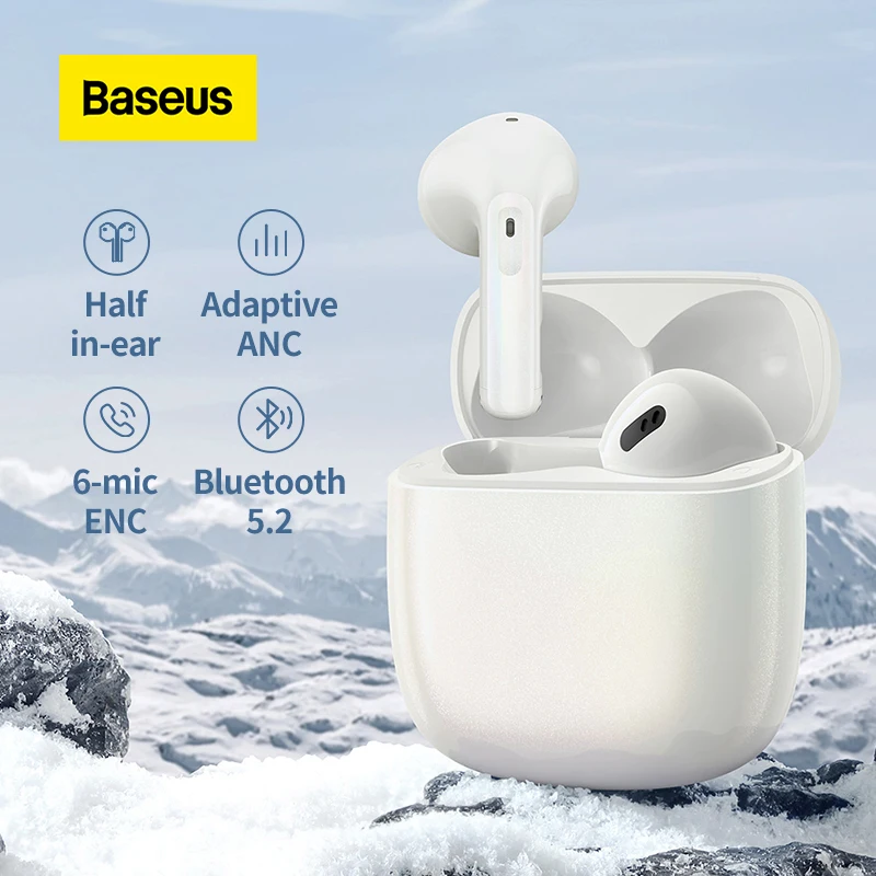 Наушники Baseus Storm 3 ANC TWS Bluetooth, беспроводные, 5,2, Адаптивное шумоподавление, ENC для звонков, Управление приложениями, половинное размягчение в у...
Наушники Baseus Storm 3 ANC TWS Bluetooth, беспроводные, 5,2, Адаптивное шумоподавление, ENC для звонков, Управление приложениями, половинное размягчение в у...
