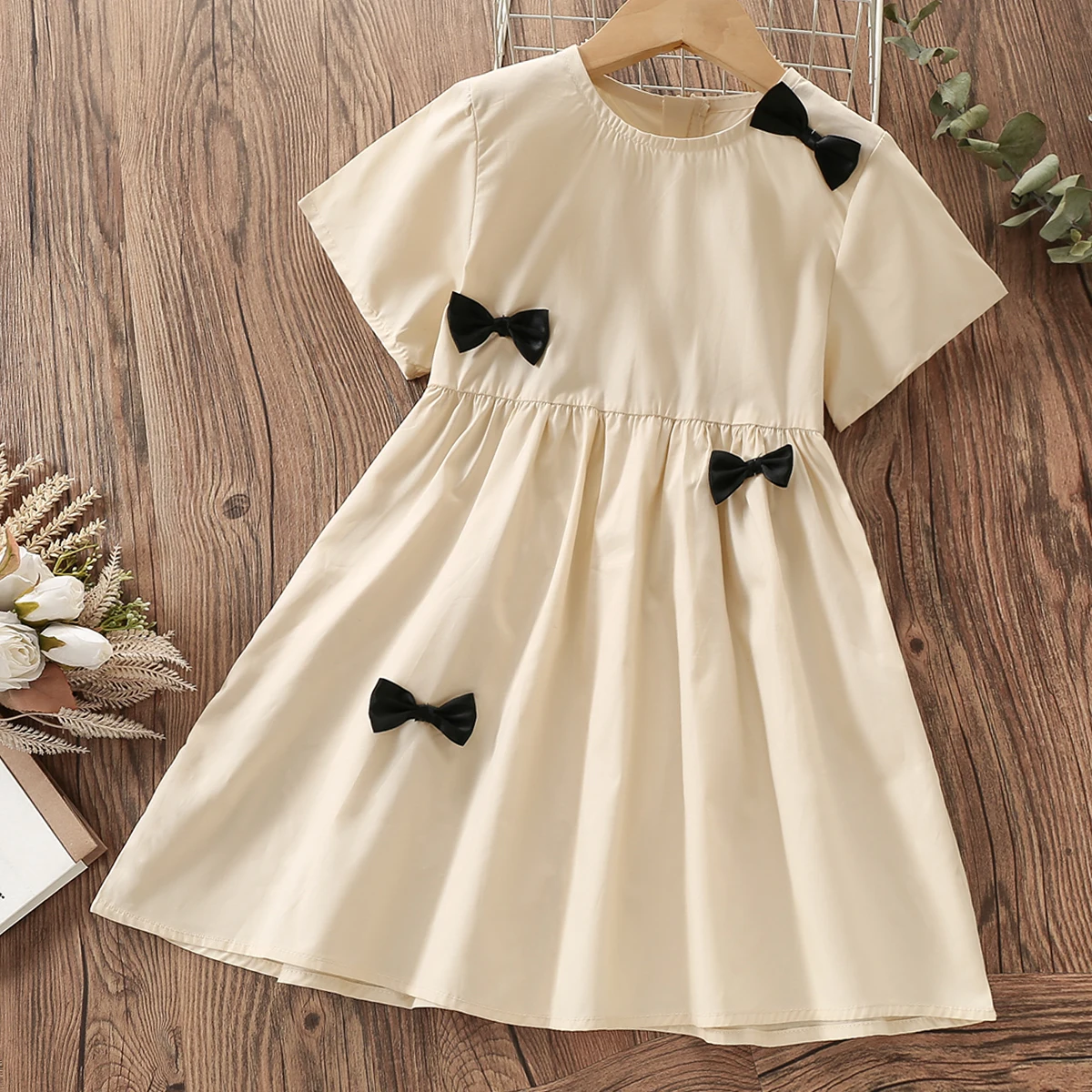 School Uniform Dresses for Girls Clothes Summer Bow Short Sleeve Teenagers Kids Dress Baby Children Costumes 6 8 10 11 12 Years
School Uniform Dresses for Girls Clothes Summer Bow Short Sleeve Teenagers Kids Dress Baby Children Costumes 6 8 10 11 12 Years
