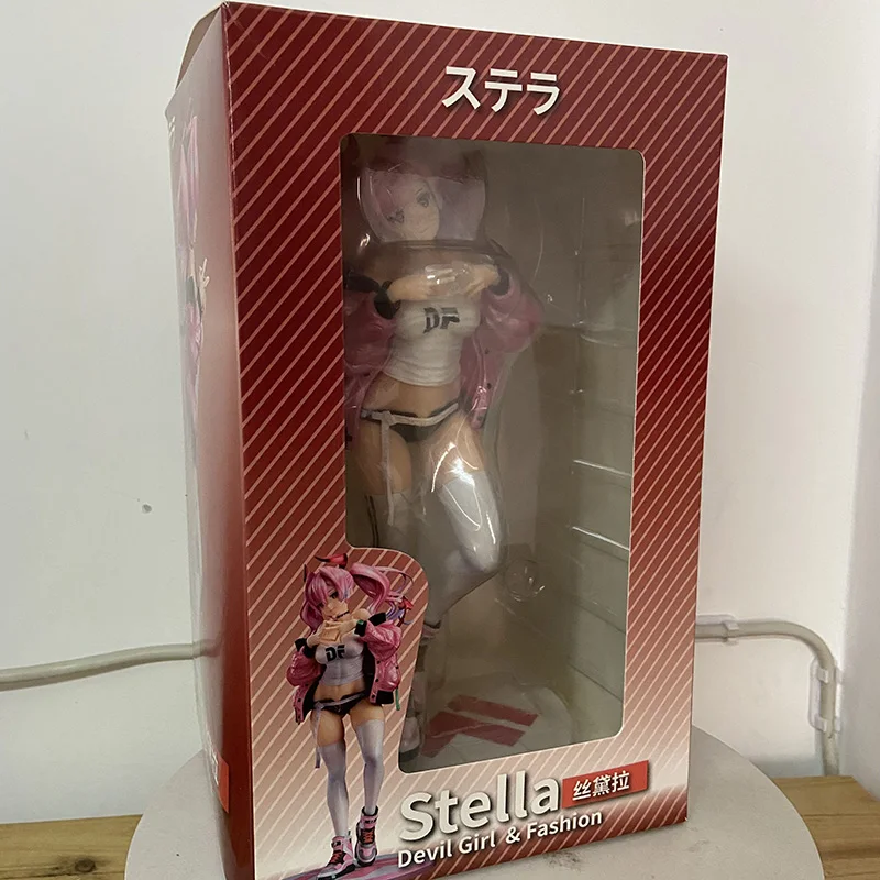 25CM Anime Character Stella Figure Sexy Pink Jacket Devil Girl Removable Model Toy Action Figure Statue Fashion PVC Adults
25CM Anime Character Stella Figure Sexy Pink Jacket Devil Girl Removable Model Toy Action Figure Statue Fashion PVC Adults