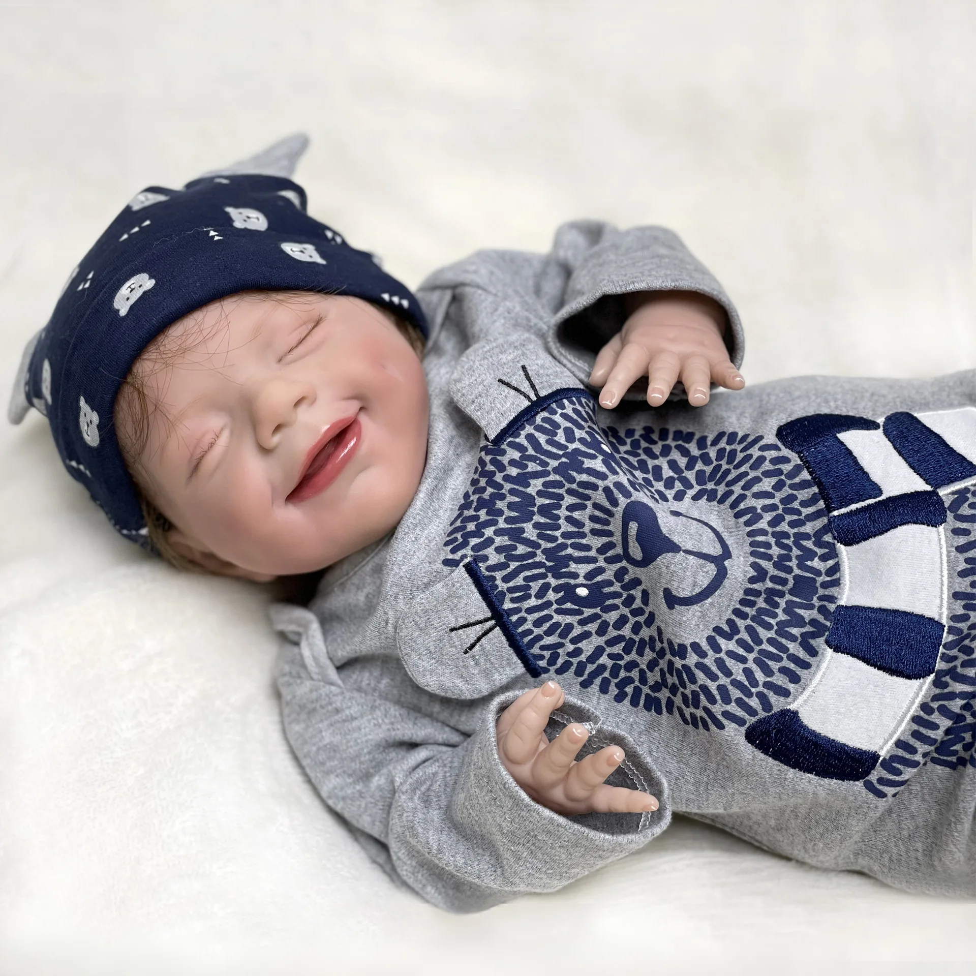 Bebe Reborn Doll 20" Realistic Silicone Reborn Baby Dolls Toy For Children Gifts Brinquedo Bonecas
Bebe Reborn Doll 20" Realistic Silicone Reborn Baby Dolls Toy For Children Gifts Brinquedo Bonecas