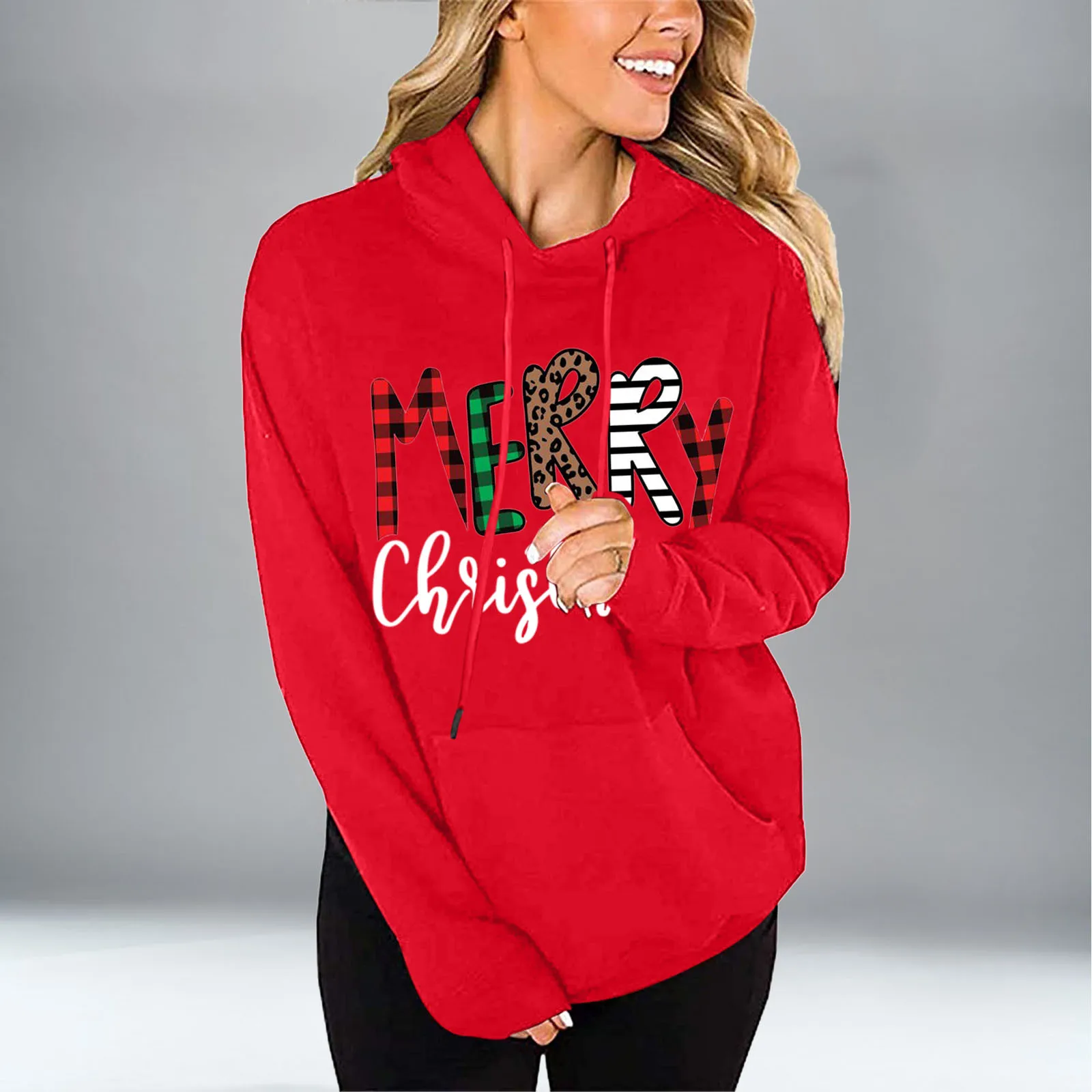 Christmas Print Hoodies Womesn Tunic Hooded Shjirts Red Xmas Long Sleeve Sweatshirts V-Neck Oversize Blouse Female Pullovers
Christmas Print Hoodies Womesn Tunic Hooded Shjirts Red Xmas Long Sleeve Sweatshirts V-Neck Oversize Blouse Female Pullovers