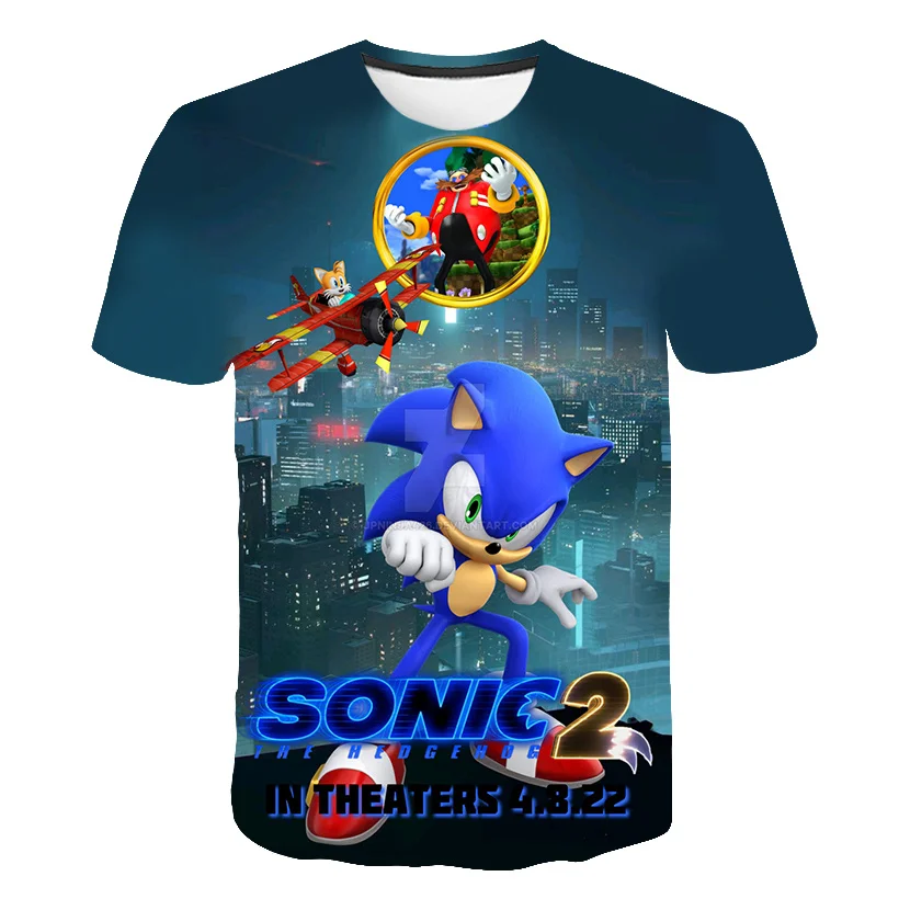 Модные детские топы Sonic, футболка, летняя мультяшная 3D-печать Sonic для мальчиков и девочек, повседневная одежда с коротким рукавом, модная дет...
Модные детские топы Sonic, футболка, летняя мультяшная 3D-печать Sonic для мальчиков и девочек, повседневная одежда с коротким рукавом, модная дет...