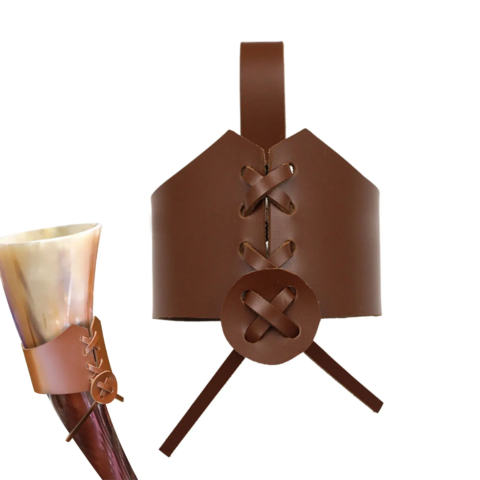 Handheld Cover Travel 1Pcs Scald Proof Pu Leather Horn Tote Cup Cover Viking Cup Horn Cup Leather Case Sport Camping
Handheld Cover Travel 1Pcs Scald Proof Pu Leather Horn Tote Cup Cover Viking Cup Horn Cup Leather Case Sport Camping