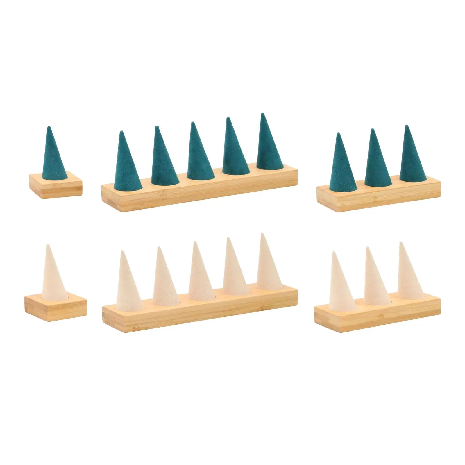 Ring Display Stand Tower Wood Showcase Cone Shaped Jewelry Holder for Craft Fairs Countertops Shopping Mall Retail Stores
Ring Display Stand Tower Wood Showcase Cone Shaped Jewelry Holder for Craft Fairs Countertops Shopping Mall Retail Stores