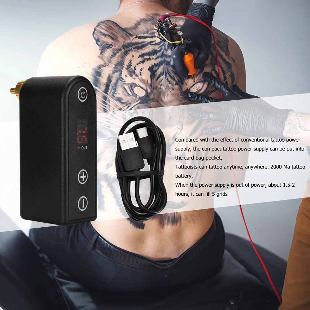 Complete Tattoo Machine Kit Set Wireless Tattoo Power Supply RCA Connector Mini Digital Tattoo Battery Power
Complete Tattoo Machine Kit Set Wireless Tattoo Power Supply RCA Connector Mini Digital Tattoo Battery Power