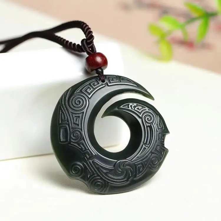 Natural Xinjiang Hotan Jade Sapphire Turnaround Pendant Men's and Women's Versatile Pendant
Natural Xinjiang Hotan Jade Sapphire Turnaround Pendant Men's and Women's Versatile Pendant